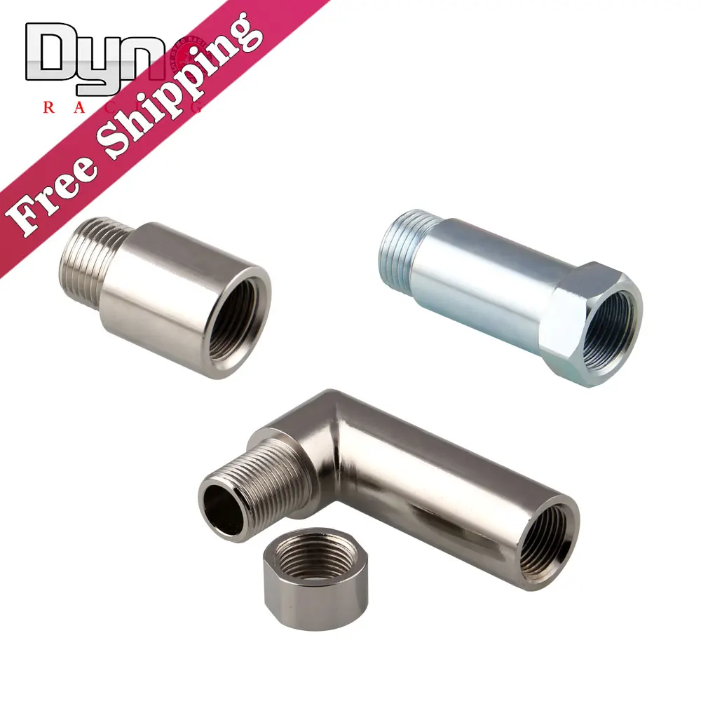 

Oxygen O2 Sensor spacer Extender extension Header Straight 0 /90 degree /Bung HHO Adapter Pipe Angle Kit M18 x 1.5 TP084-4-6