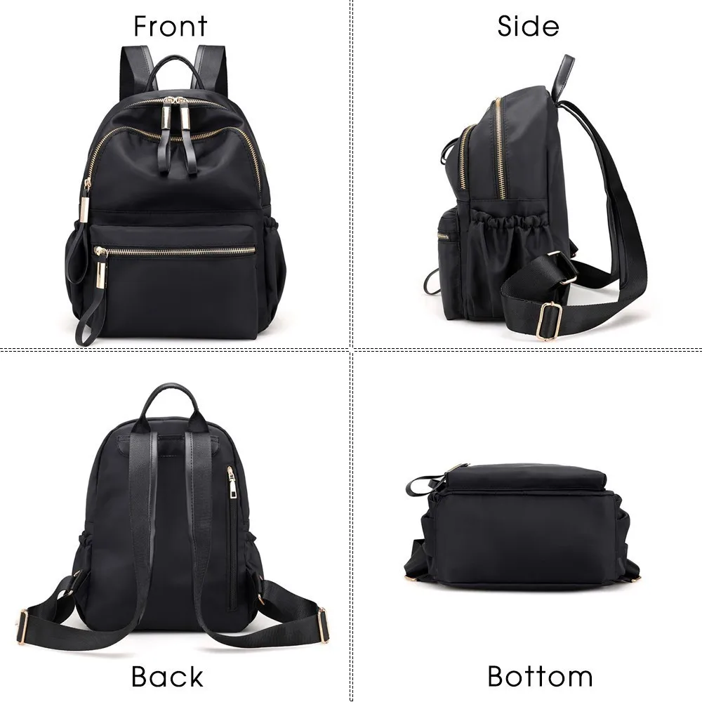 Herald de moda de las mujeres bolsos de alta calidad bolsas para la escuela de los adolescentes de Nylon femenina bolsas de viaje niñas Bowknot mochila Mochilas Herald de moda de las mujeres bolsos de alta calidad bolsas para la escuela de los adolescentes de Nylon femenina bolsas de viaje niñas Bowknot mochila Mochilas