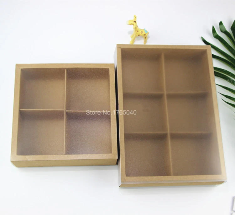 

box with pvc window,plastic window paper Drawer cake box High grade Macaron/Moon cake box cookies biscuit packing 100pcs/lot
