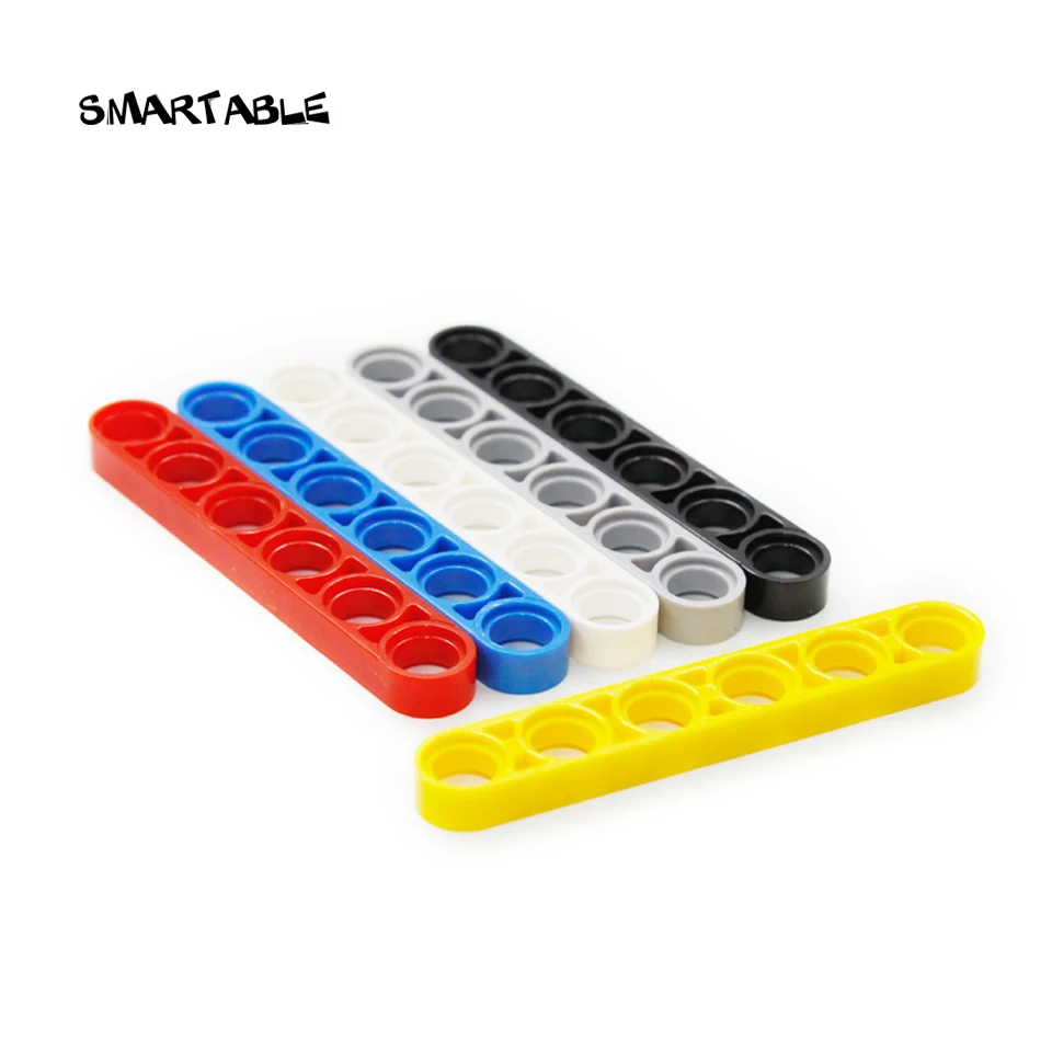 

Smartable Technic Liftarm 1x6 Thin Building Block Parts Toys For Kid Educational Creative Compatible Legoing 32063 MOC 40pcs/lot