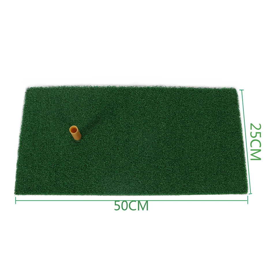 Indoor Backyard Golf Mat Training Hitting Pad Practice Rubber Tee Holder Grass Mat Grassroots Green50cm x 25cm Indoor Backyard Golf Mat Training Hitting Pad Practice Rubber Tee Holder Grass Mat Grassroots Green50cm x 25cm