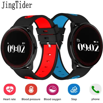 

JingTider CF007 Smart Bracelet Heart Rate Monitor Blood Pressure Blood Oxygen Sport Smart Band Fitness Wristband For IOS Android