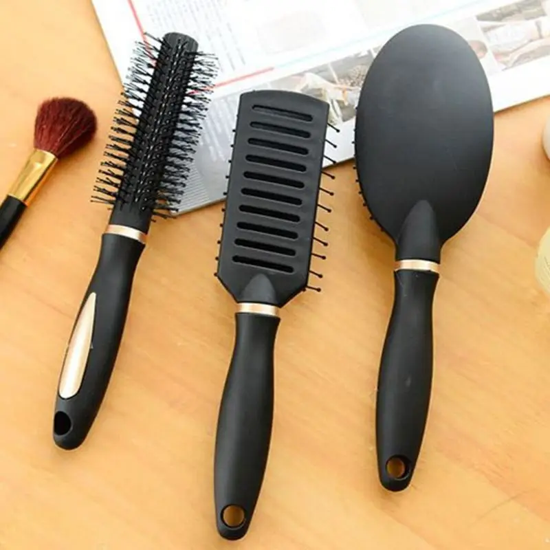 

3 Types Oval Round Rectangle Massage Hair Comb Brush Anti Static Detangling Air Cushion Hairdressing Styling Tool