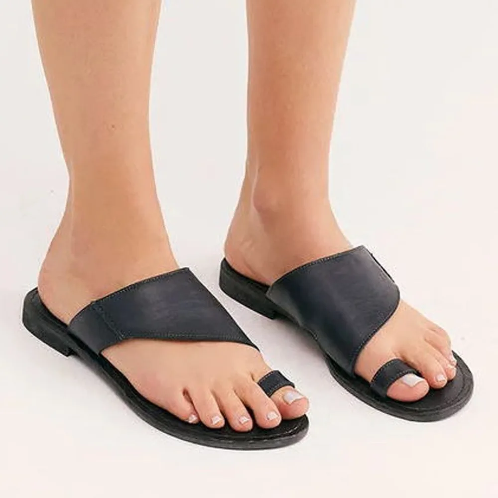 

2019 New Arrivals Summer Women's T-Strap Flat Slippers Women Flip Flops Slides Ayakkabi Tongs Femme Ete Plage Dropshipping c