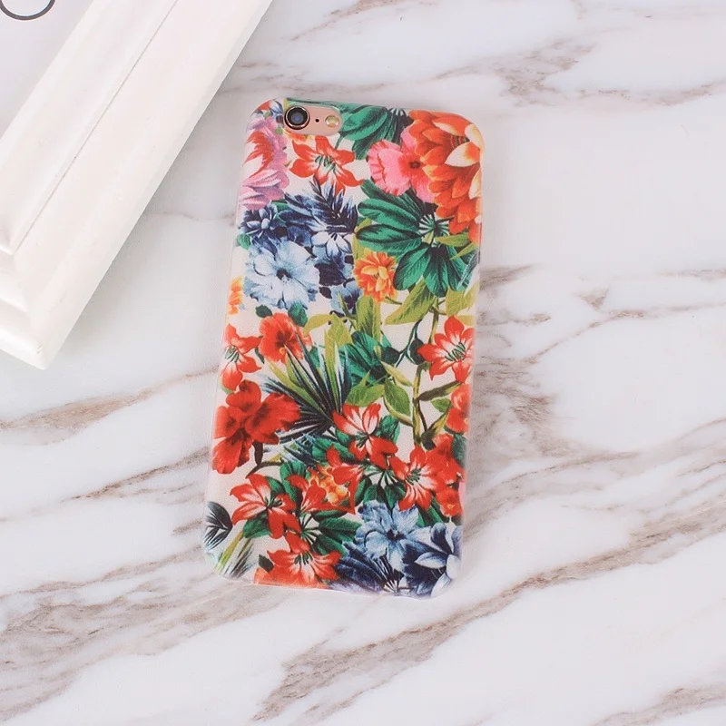 Luxury Flower Cute For iPhone 5 5S SE 6 6S 7 4 4S Silicone 12