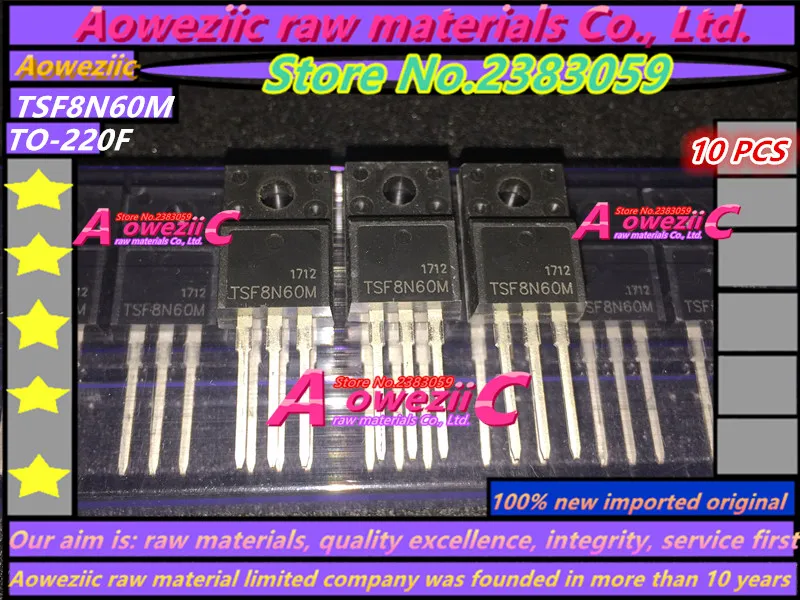 Aoweziic новая импортная оригинальная TSF2N60M 2N60 2A 600V TSF5N60M 5N60 4.5A 600V TSF8N60M 8N60 8A 600V TO-220F МОП-транзистор