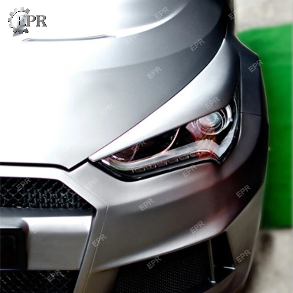 

For Hyundai Veloster FRP Fiber Glass Headlight Eyebrow Car Tuning Part Fiberglass Eyebrow For Veloster