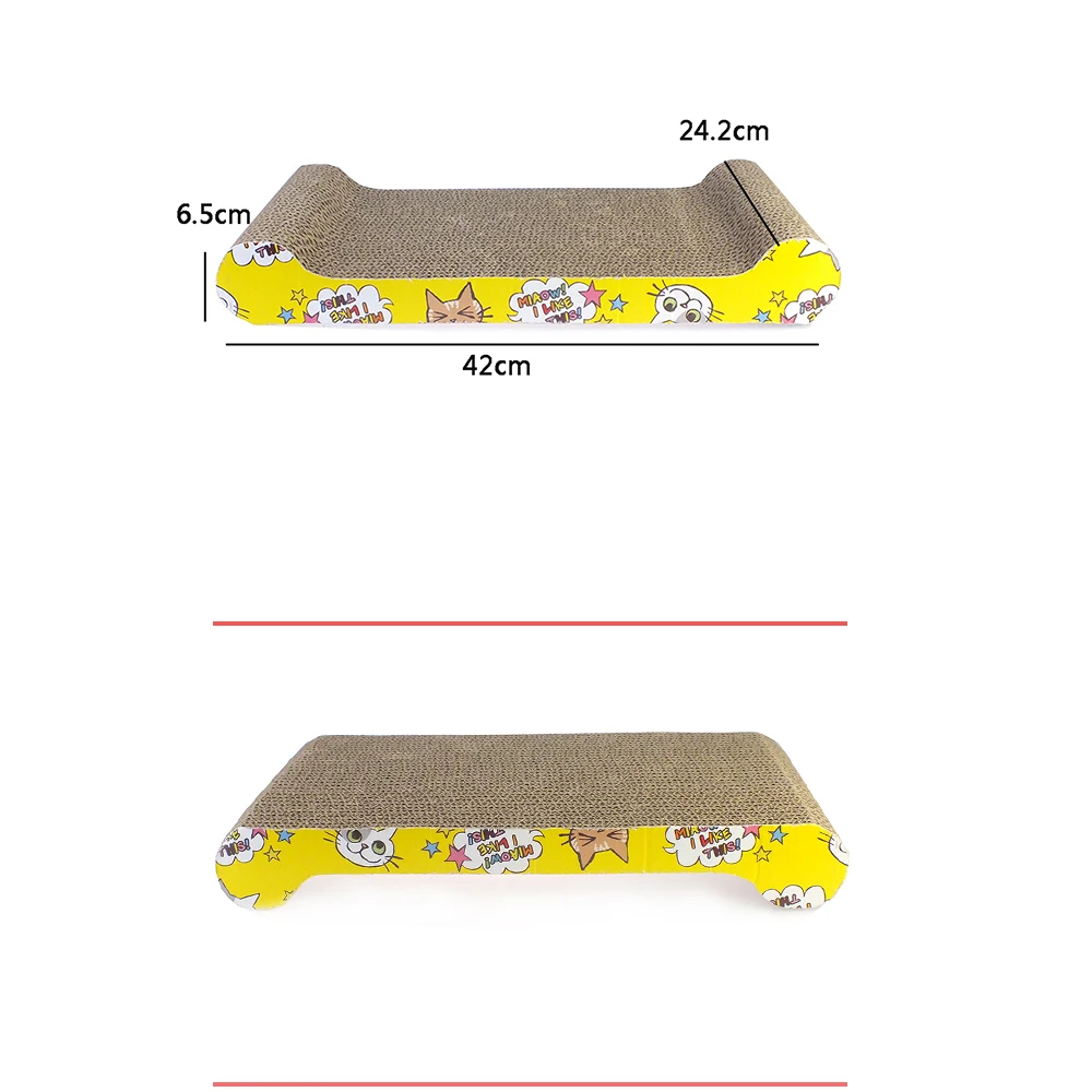 Когтеточка для домашних животных гофрированная бумажная доска домик для кошек Когтеточка для кошек товары для домашних животных LY0004