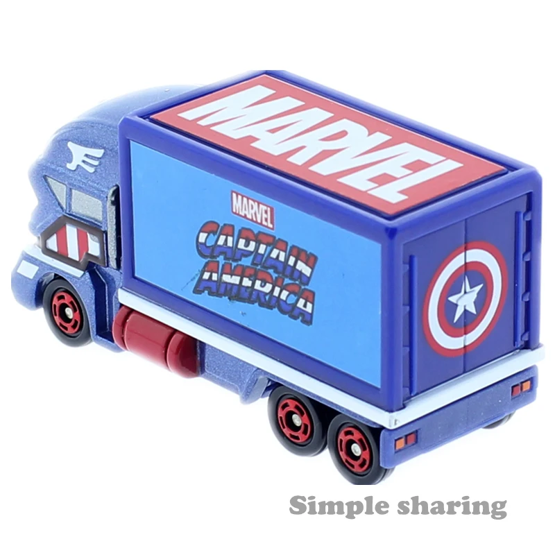 TAKARA TOMY Tomica с героями комиксов Марвел мелодия Evo 6 0 Мстители грузовик