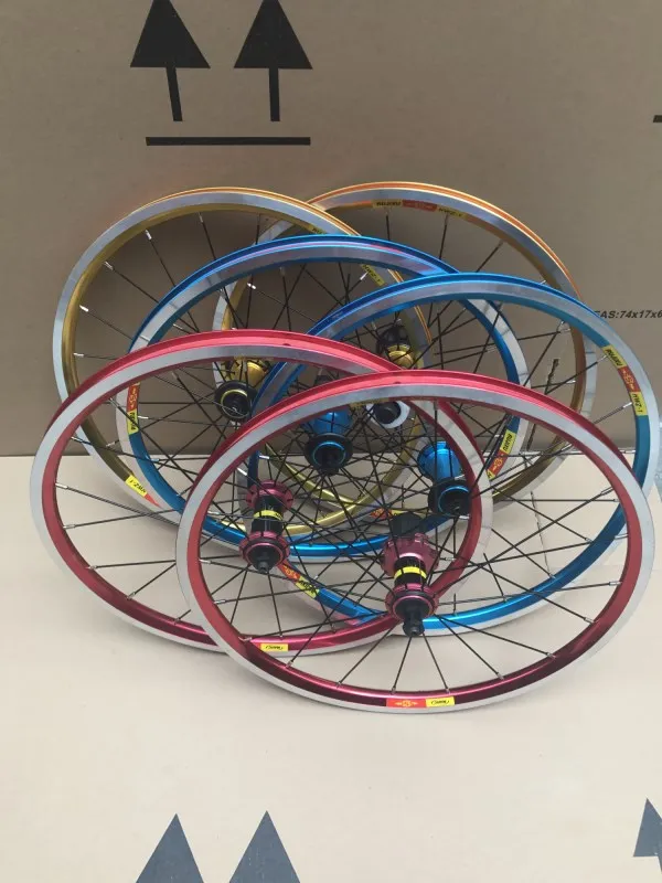 

Прямой вытяжной 20-дюймовый V-тормоз RUJIXU, 5-дюймовый Сверхлегкий комплект маленьких колес, складной автомобиль 451 406, комплект колес с поддержкой от 7 до 11 скоростей