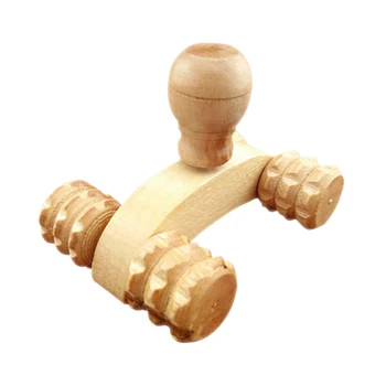 

4 Wheels Wooden Body Massage Rolling Massager ETS88