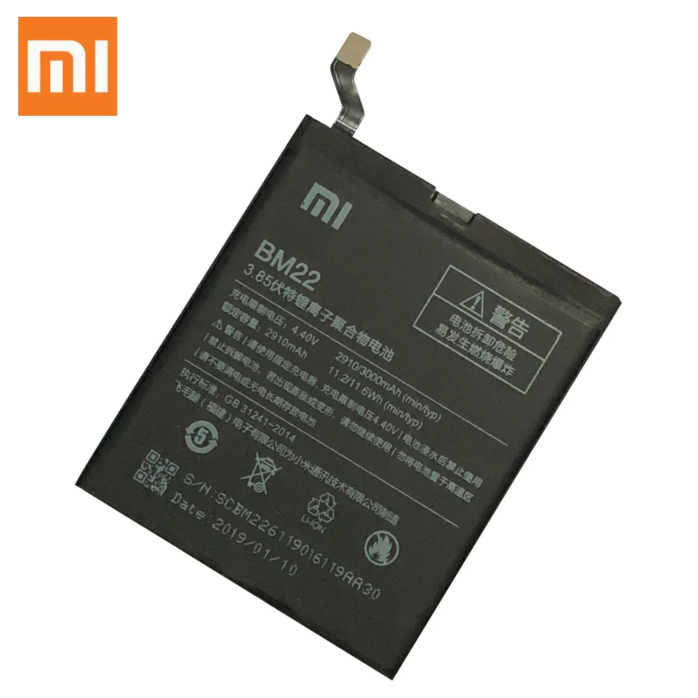 BM45 BM47 BN43 BM22 BN41 Аккумулятор для Xiao mi Red mi 3 3S 3X4 Note 2 Note 4 Note 4X аккумулятор для Xiaomi mi 5 аккумуляторов
