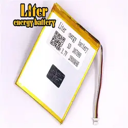 Вилка 1,0-4 P 307090 2800mah 3,7 V перезаряжаемая lipo аккумуляторная пластина ПК 7 дюймов MP4 MP5 Зарядка для литиевого аккумулятора литиевая батарея с PCM