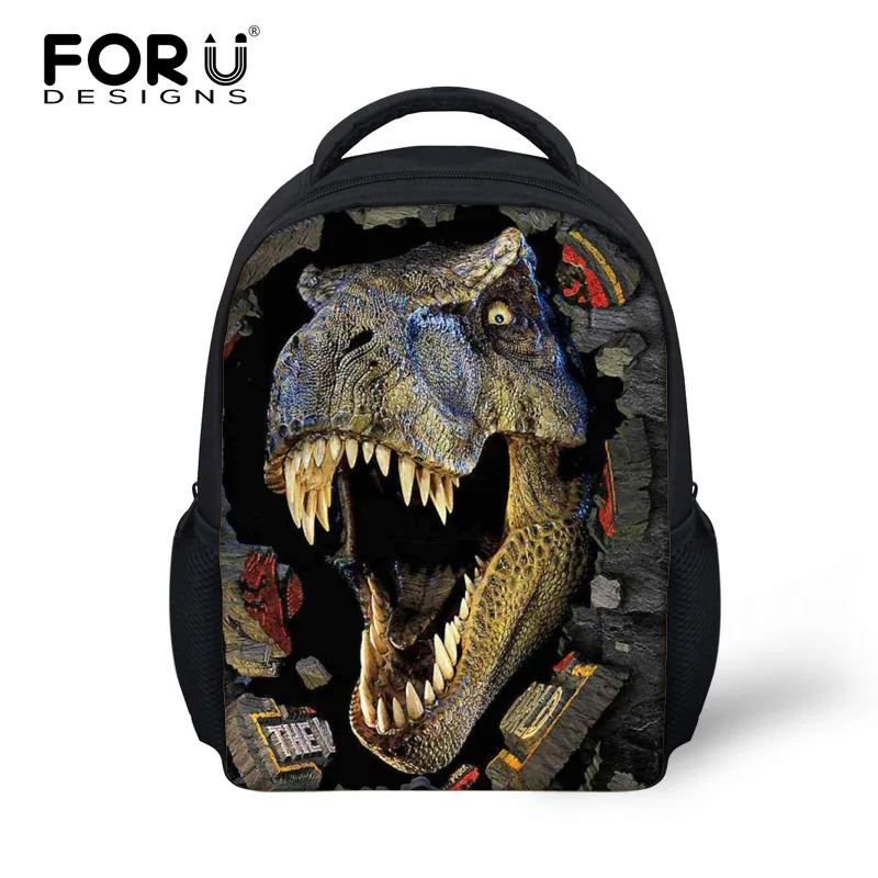 

12 Inch Children Animals School Bags Cool 3D Dinosaur Schoolbag for Kindergarten Baby Boys Mochilas Infantil Kids Small Backpack