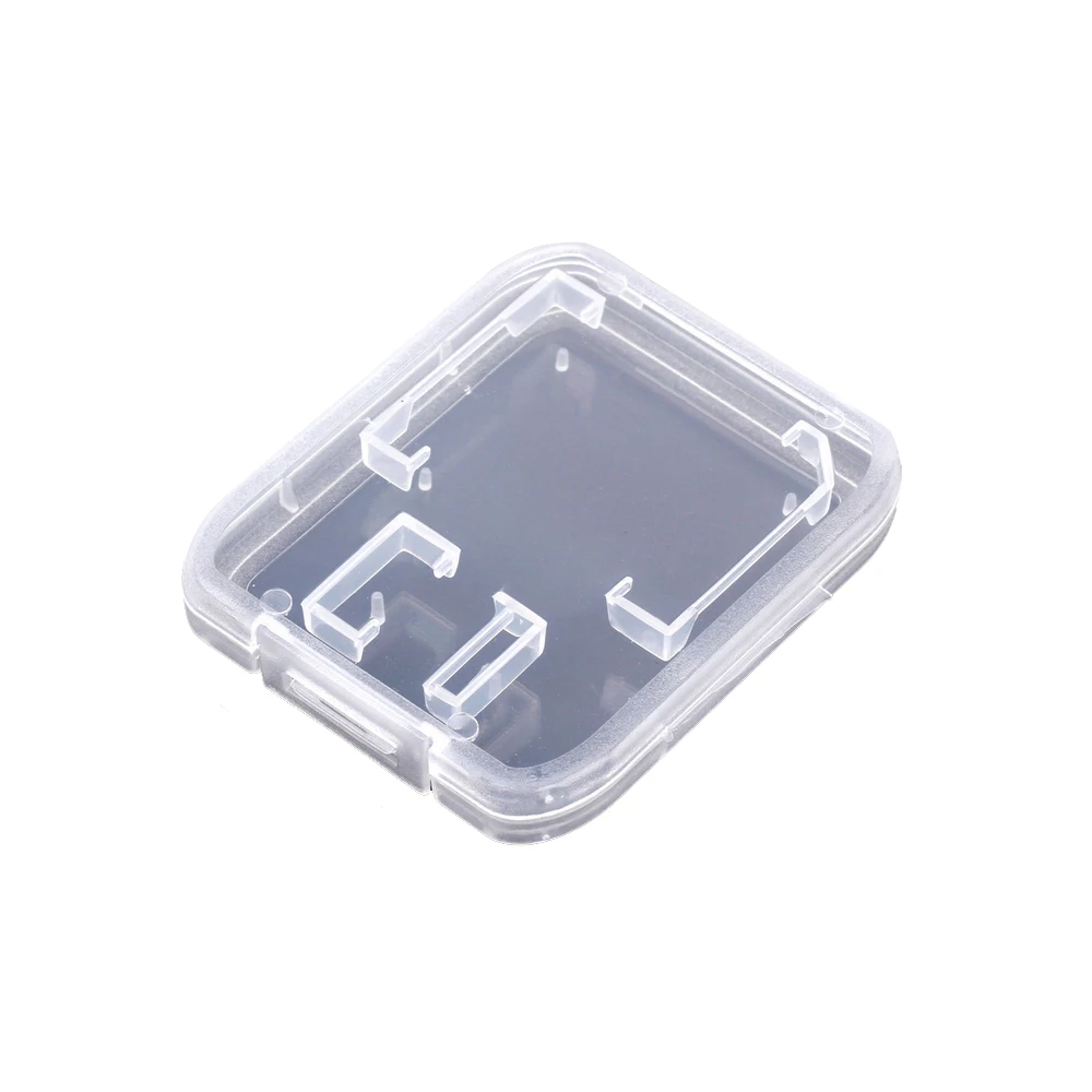 

SD Memory Card Case SDHC Holder Protector Transparent Box Plastic Storage