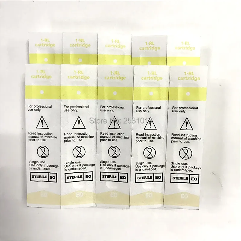 Тату иглы 1RL 0 18 мм для перманентного макияжа 50 шт.|needles for permanent makeup|tattoo needlespermanent makeup