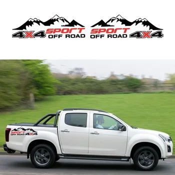

customize car decals 2PC whole car personal mountain 4x4 off road protect scratch modified graphic vinyls car accessories decals