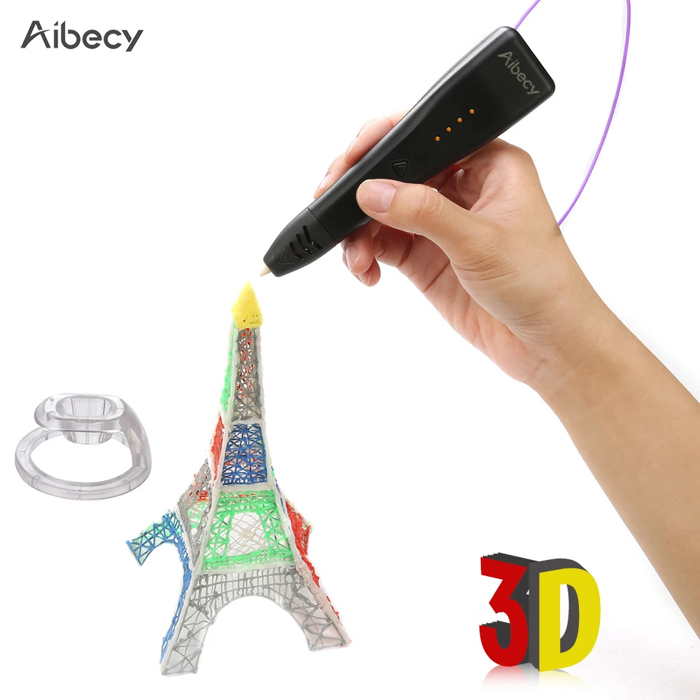 Aibecy 3D Ручка для печати с держателем ручки работа ABS PLA нить детей Искусство