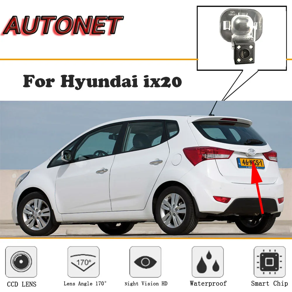 AUTONET заднего вида Камера для hyundai ix20 2010 ~ 2015 CCD/Ночное видение/Обратный Камера/Backup Камера/ номерной знак Камера