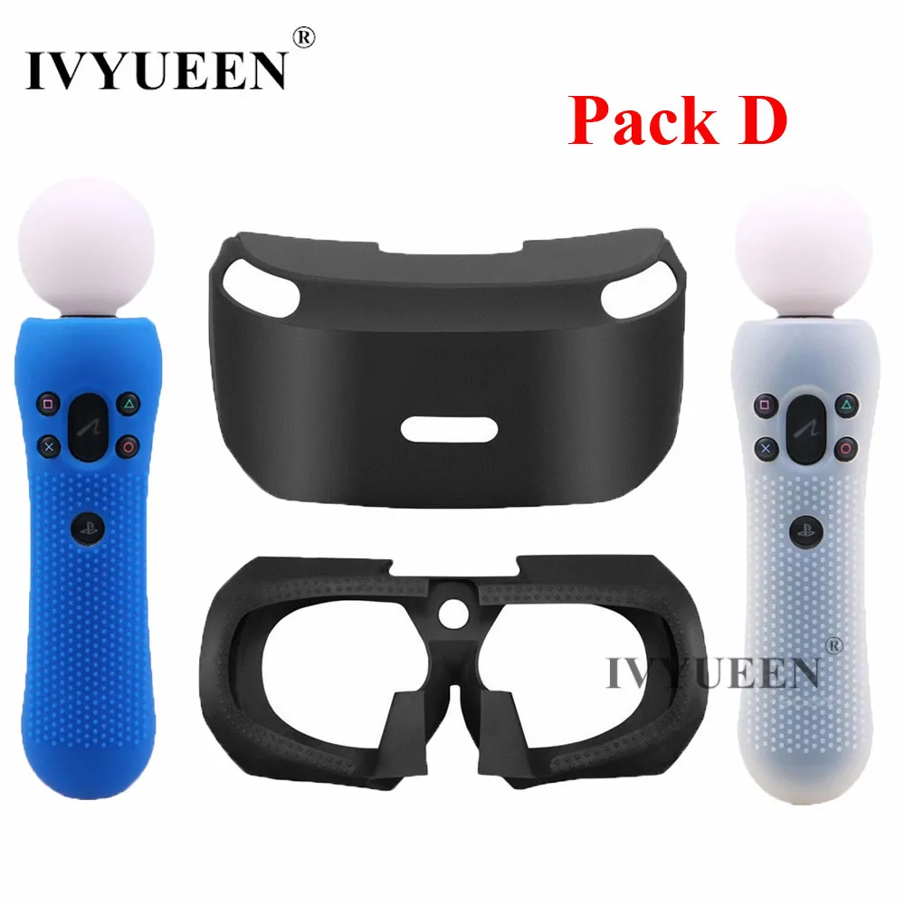 Ivyueen For Sony Psvr Glass Protective Silicone Skin Case For Playstation Ps Vr Move Motion Controller Headset Cover Second Aliexpress