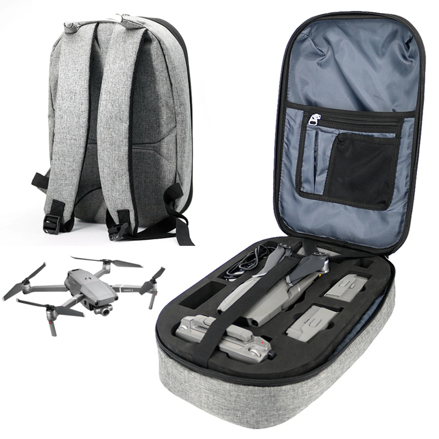 Dji Mavic 2 mochila de almacenamiento bolsa de hombro caja de transporte  para Mavic 2 Pro Zoom Drone batería portátil duro shell maleta Kits|Bolsas  de dron| - AliExpress