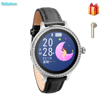 

Luxury Diamond M8 Smart Watch Women Heart Rate Monitor Blood Pressure Sports Activity Tracker Wristband For iOS Android VS Q1