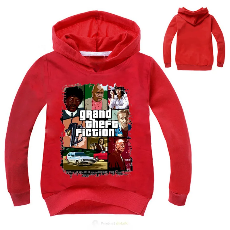 Gta/Коллекция года, детская одежда с капюшоном для детей возрастом от 2 до 14 лет верхняя одежда и пальто аристократов для девочек весенняя куртка для мальчиков, Grand Theft Auto Gta V 5 gh67 - Цвет: colot at picture
