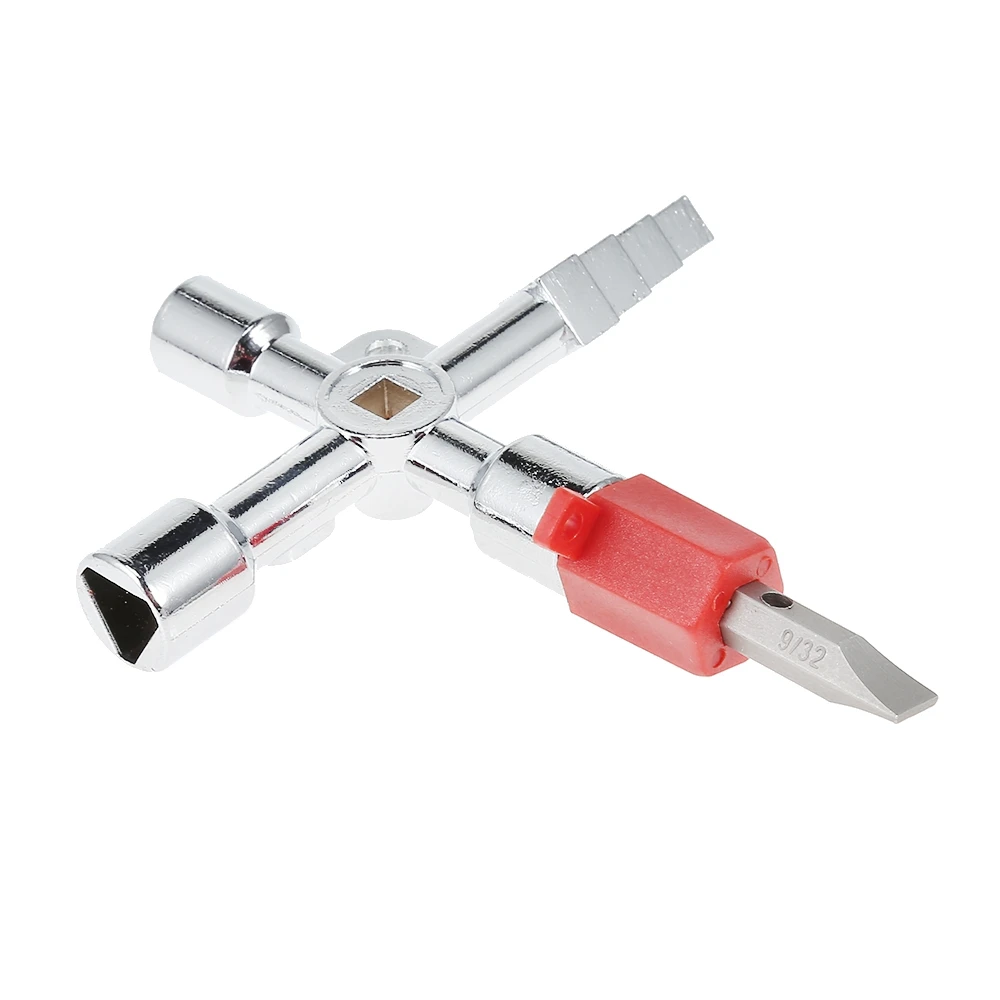 6 in 1 Multifunctional Triangular Cross Key Wrench Hand Tools for