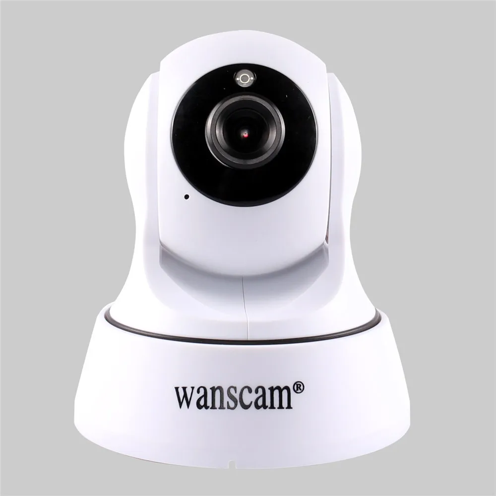 WANSCAM Wireless Wifi Plug Play Dual Audio Pan/Tilt PT IR Night Vision Indoor Security IP Camera Support onvif Card