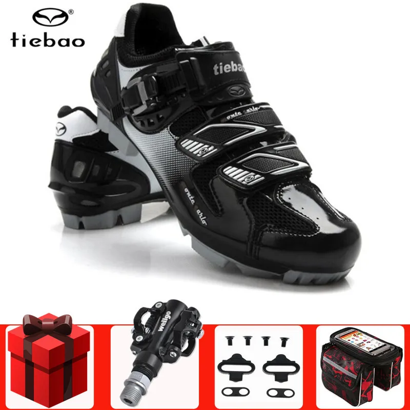 

TIEBAO Cycling Shoes add spd pedal set sapatilha ciclismo mtb men Sneakers women scarpe ciclismo strada mountain bike shoes