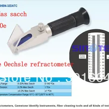 Дизайн портативные рефрактометры 0-140Oe, 0-32% mas SACCH Oechsle рефрактометр rhbn-32datc