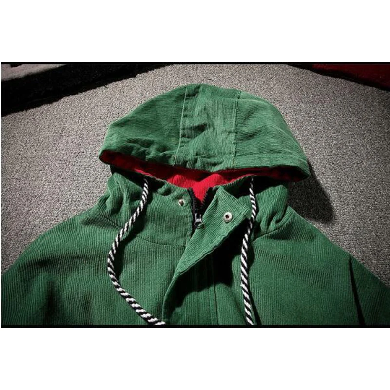Fashion Spring Color Block Patchwork Corduroy Hooded Jackets Hip Hop Hoodies Coats Casual Streetwear Jacket Plus Size Fashion Spring Color Block Patchwork Corduroy Hooded Jackets Hip Hop Hoodies Coats Casual Streetwear Jacket Plus Size