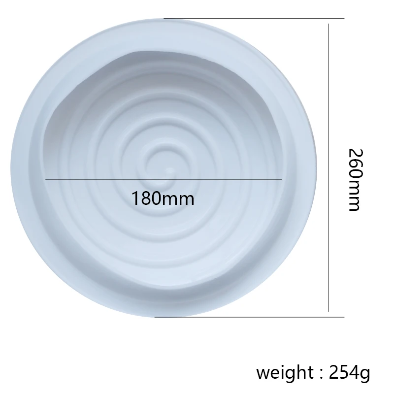 NEW Spiral Ripple Round Cake Mold For Baking Home Party Forms Cream Silicone Mould Mousse DIY Baking Cookie Fondant Bakery