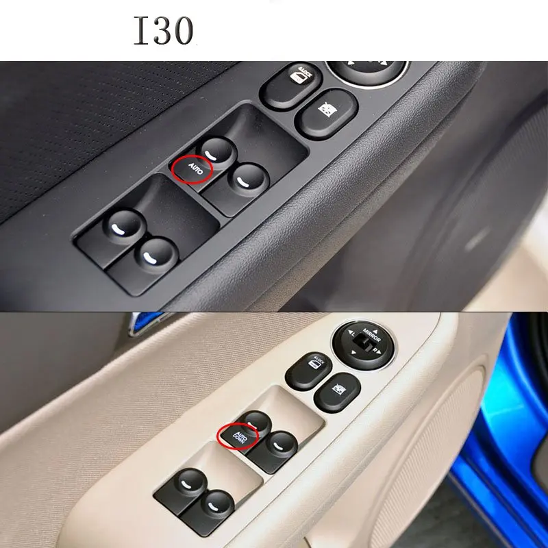 Кнопка управления стеклоподъемником для Hyundai I30 I30cw i30 2008 2009 2010 2011|Переключатели и