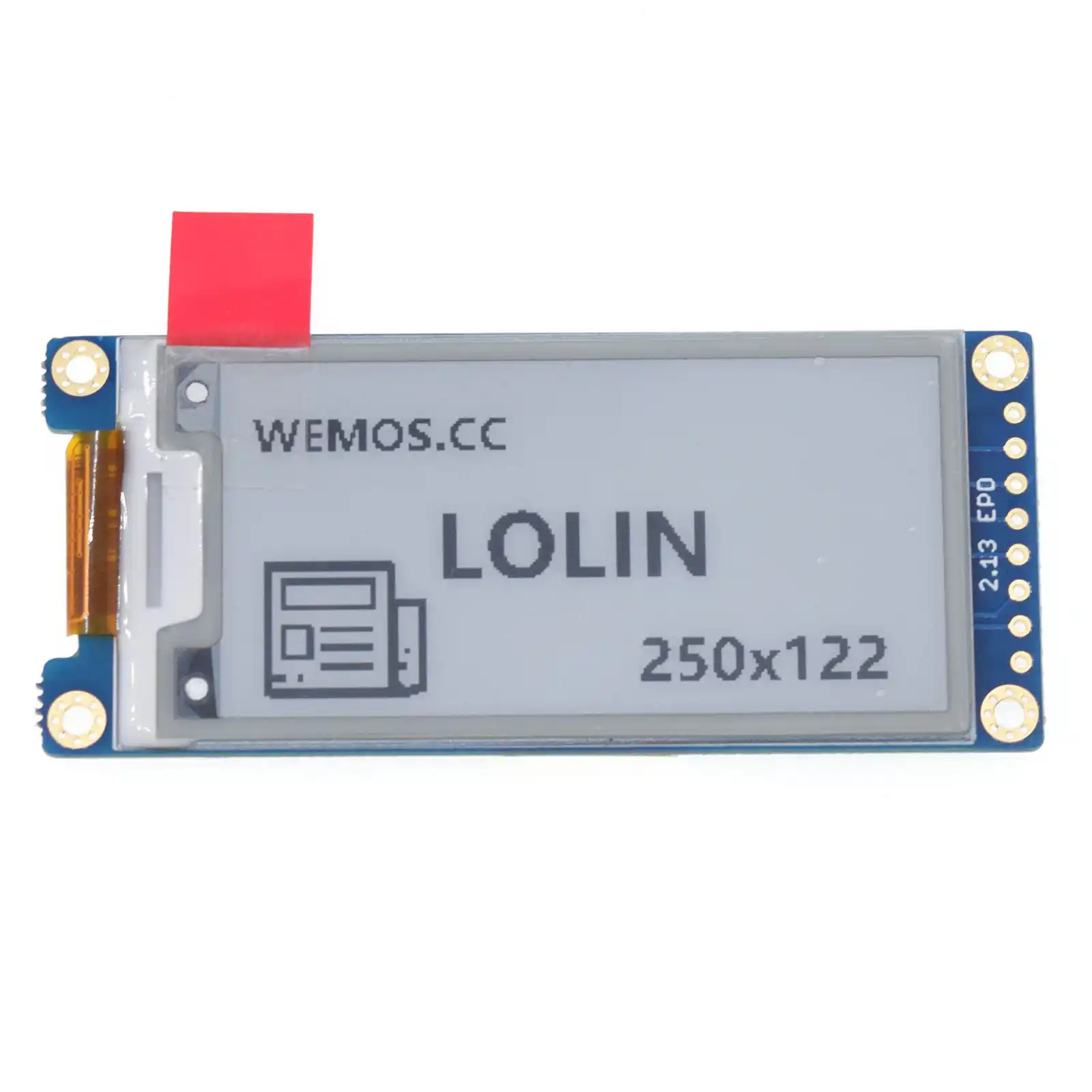 EPaper 2.13 bouclier V1.0.0 pour LOLIN (WEMOS) D1 mini D32-2.13 pouce 250X122...