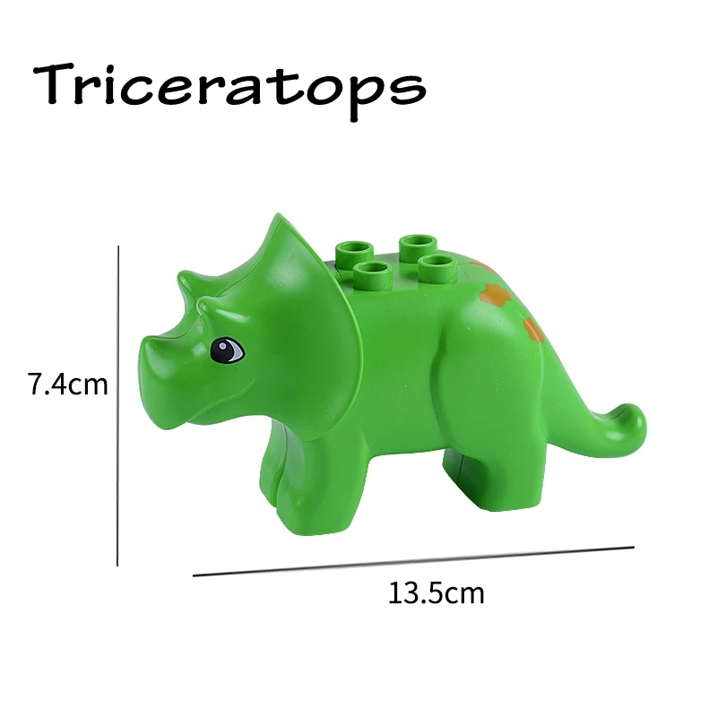 Big Size Whales Animals Zoo Sheep Monkey Dog Beer Rabbit Bird Building Blocks Toys for Children Compatible Big Size Toys Figures 31