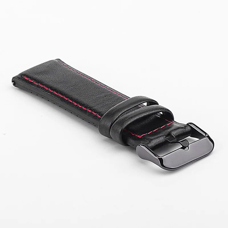 

20mm 2in1 leather/silicone strap for ticwatch 2 Business style smart watch replacement Leather bracelet Genuine Leather Strap