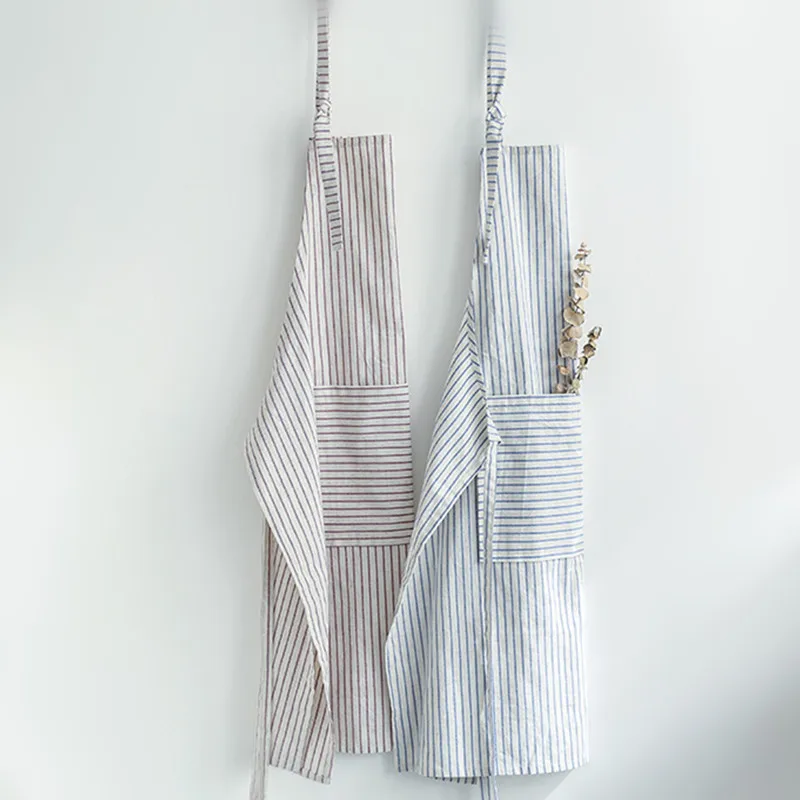 Striped Apron D28-1