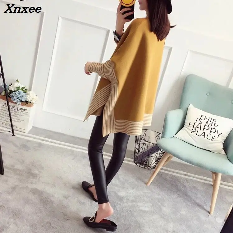 2018 Women Pullover Female Sweater Fashion Autumn Winter Plus Size Shawl Warm Casual Loose Knitted Tops Xnxee 2018 Women Pullover Female Sweater Fashion Autumn Winter Plus Size Shawl Warm Casual Loose Knitted Tops Xnxee