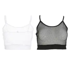 Women Sexy Sheer Mesh Camisole Hollow Out Fishnet Solid Color Bralette Vest Strap Sport Night Party Club Wear Women Sexy Sheer Mesh Camisole Hollow Out Fishnet Solid Color Bralette Vest Strap Sport Night Party Club Wear
