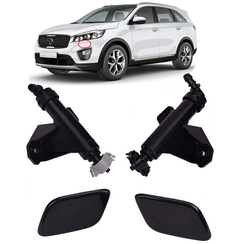 CAPQX для KIA Sorento 2015 2016 2017 передний бампер фара Омыватель форсунка насос и крышка OEM