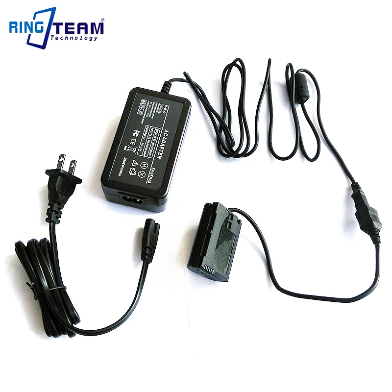Tanie Zasilanie prądem zmiennym Adapter typu EH 5 A B + EP 5B dla Nikon 1V1 D7200 D7100 D7000 D810 D810A D800 D800E D750 D850 D610 i D600 kamery cyfrowe