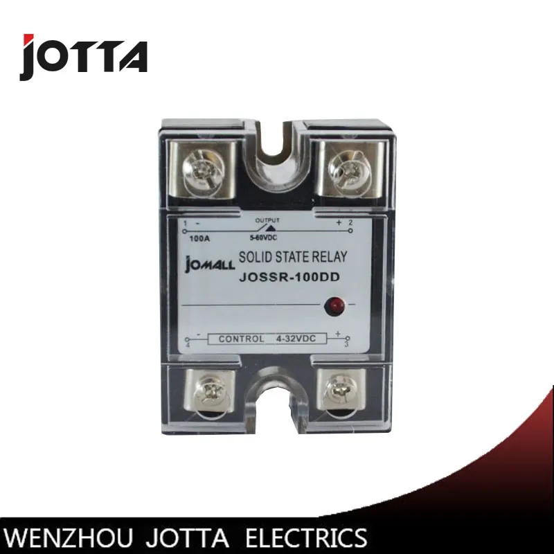 

SSR -100DD DC control DC SSR general purpose sealed Single phase solid state dc