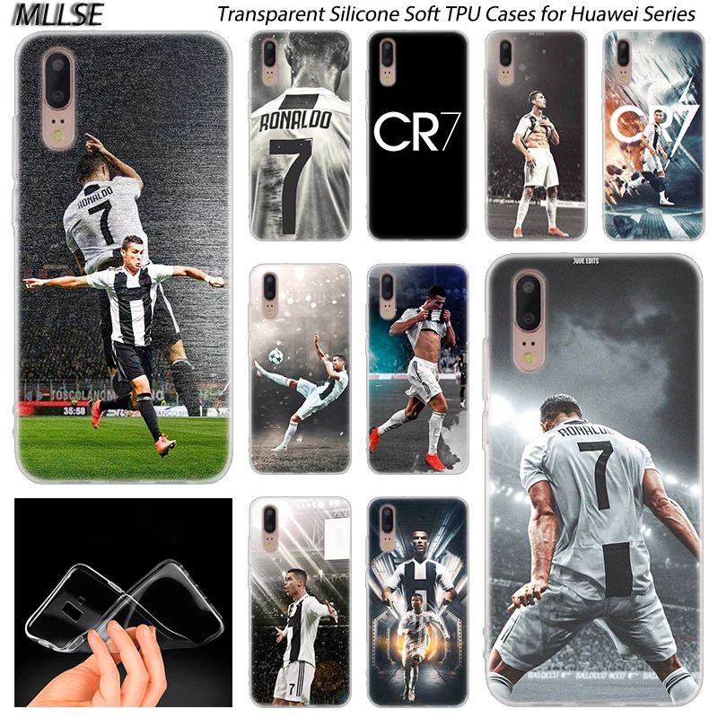 

Football player Cristiano Ronaldo Silicone Case for Huawei P30 P20 P10 P9 P8 Lite 2017 P30 P20 Pro Mini P Smart 2019 Plus Cover