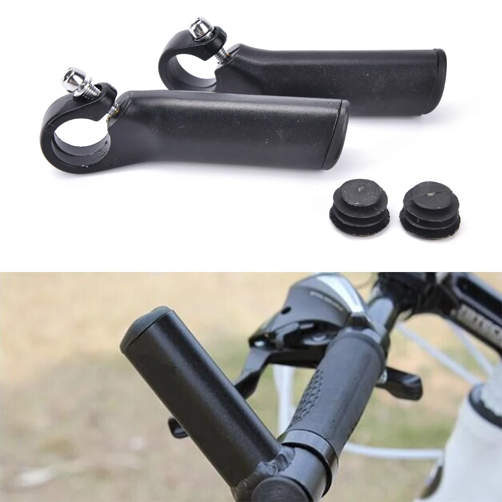 1Pair Mountain Bicycle Handlebar Aluminum Auxiliary Riding Horn Rest
