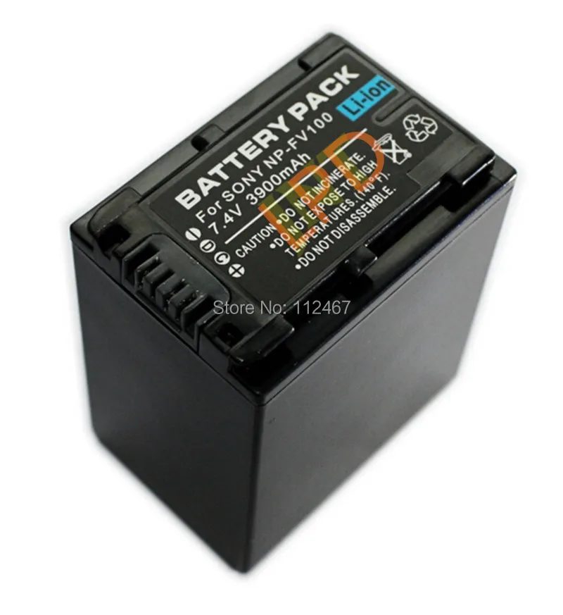 Замена NP-FV100 NPFV100 NP FV100 Батарея для SONY FV30 FV50 FV70 FP50 FP90 FP91 FH50 FH70 FH60 FH100 HDR-CX170 HDR-CX300 |