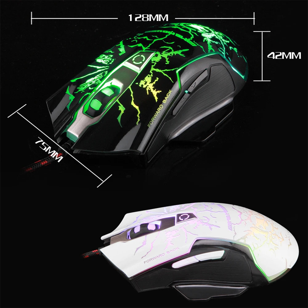 X RAY M728 эргономичная компьютерная игровая мышь для ПК ноутбука 3200 dpi Регулируемый