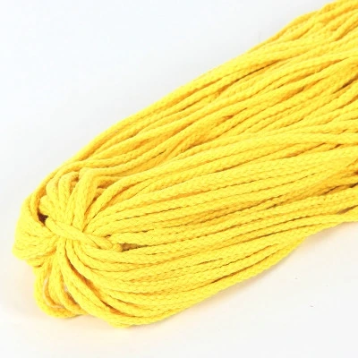 5 мм витая веревка хлопок шнур тканый нить для DIY ручной работы Сумка Обувь Аксессуары Ремесло текстильная Настенная Декорация голова оленя - Цвет: yellow