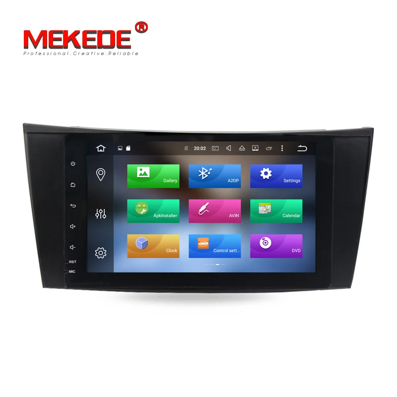 Discount Android 8.0  8 Inch Car DVD Player For E-Class/W211/Mercedes/Benz/CL Octa Cores 4G RAM 32G ROM 3G/4G WIFI Radio GPS 1