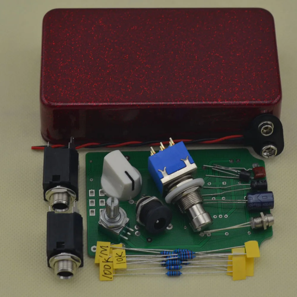 New Diy Boost Effect Pedal Kits With 1590b And 9 Pin 3pdt